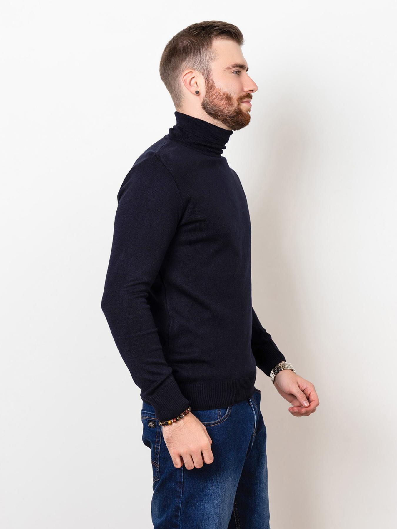 Свитры и кардиганы ISSA Plus модель GN4-57_darkblue Фото