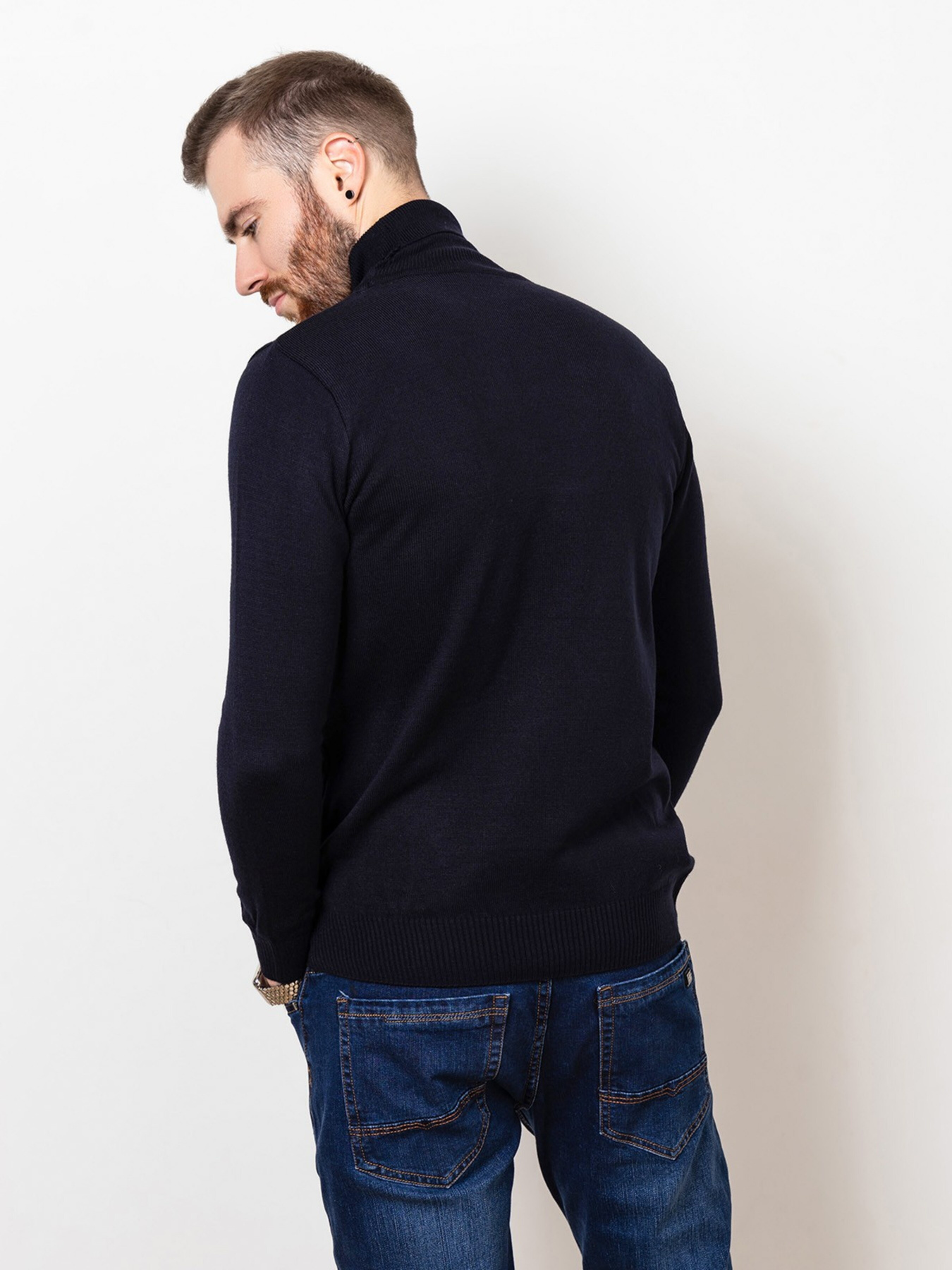 Свитры и кардиганы ISSA Plus модель GN4-57_darkblue Фото