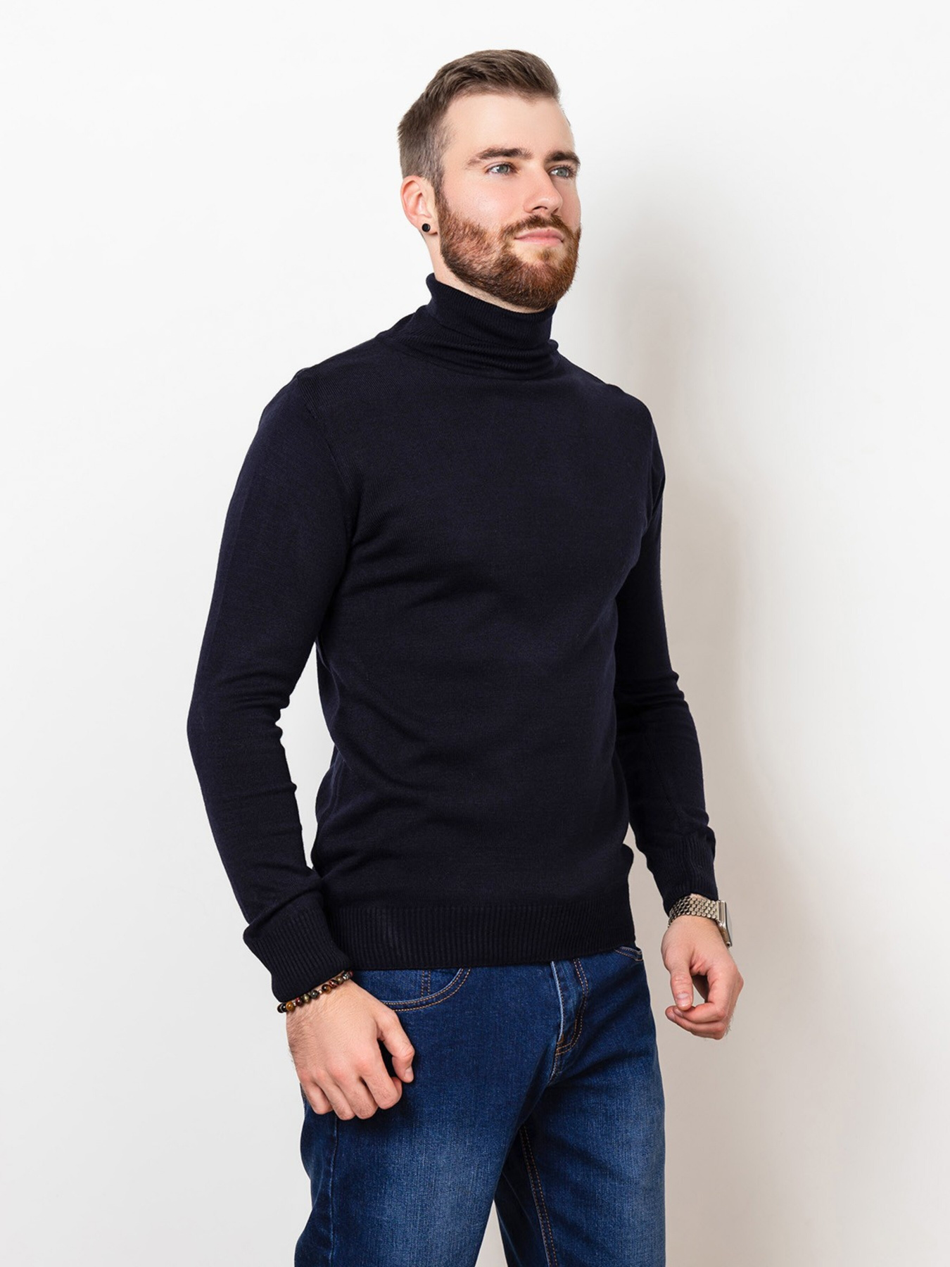 Свитры и кардиганы ISSA Plus модель GN4-57_darkblue Фото