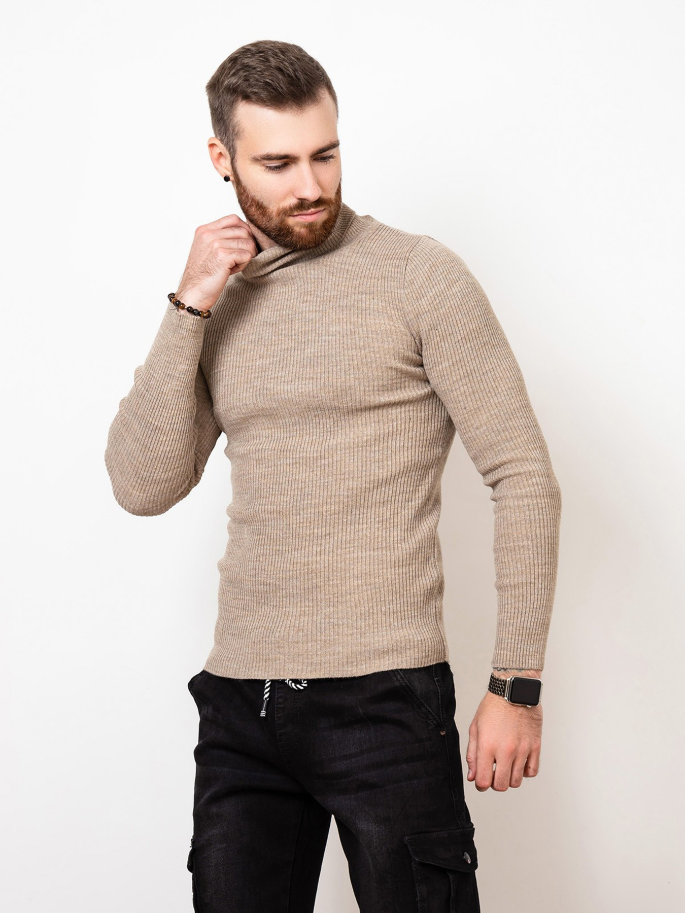 Свитры и кардиганы ISSA Plus модель GN4-58_beige Фото