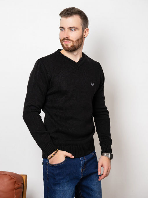 Свитры и кардиганы ISSA Plus модель GN4-61_black Фото