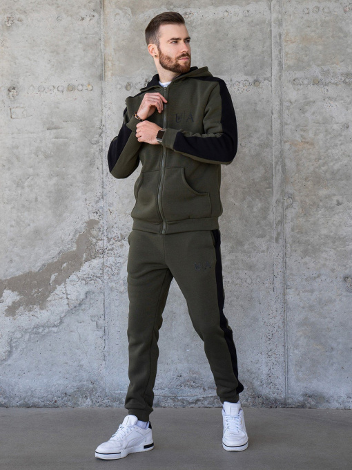 Костюмы ISSA Plus модель GN-462_khaki Фото