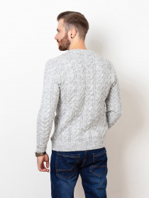 Свитры и кардиганы ISSA Plus модель GN4-69_grey Фото