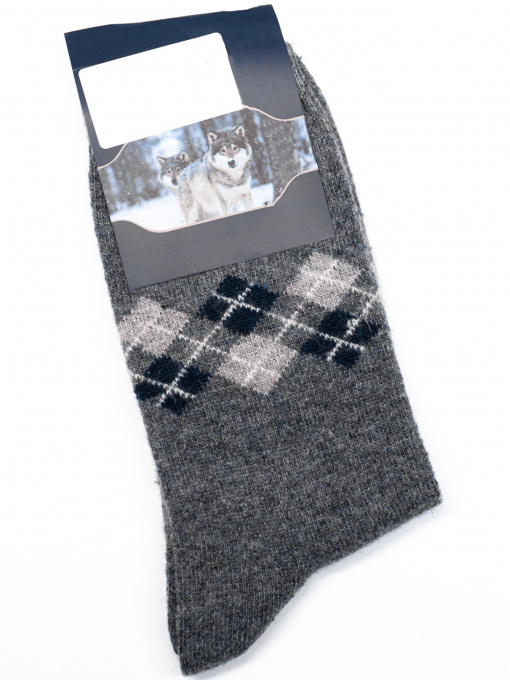 Шкарпетки та гольфи ISSA Plus модель GNS-147_darkgray Фото