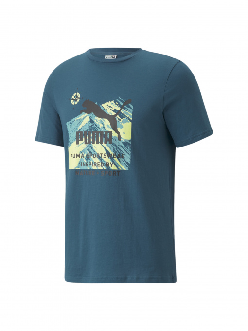 Футболки и поло PUMA Nature Camp Graphic Tee модель 536815 Фото