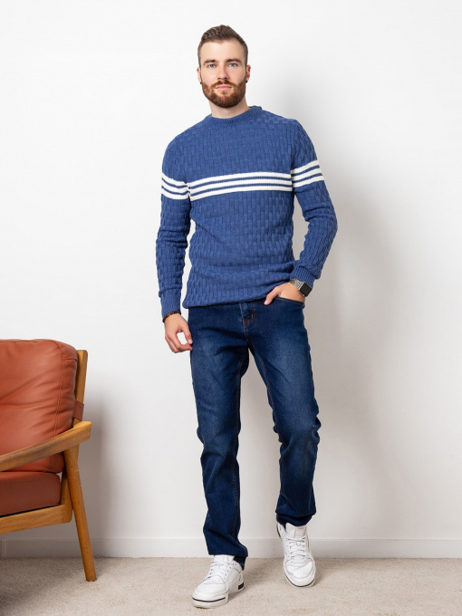 Свитры и кардиганы ISSA Plus модель GN4-52_blue. Фото