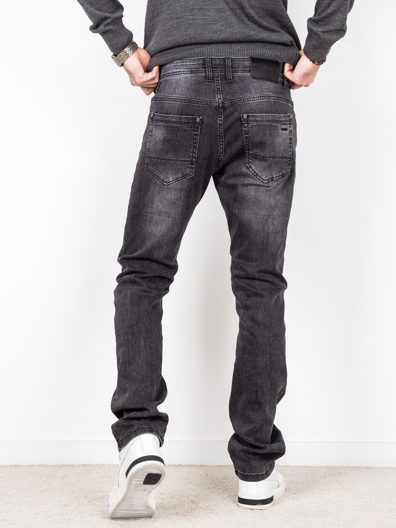 Джинси ISSA Plus модель GN4-47_grey. Фото