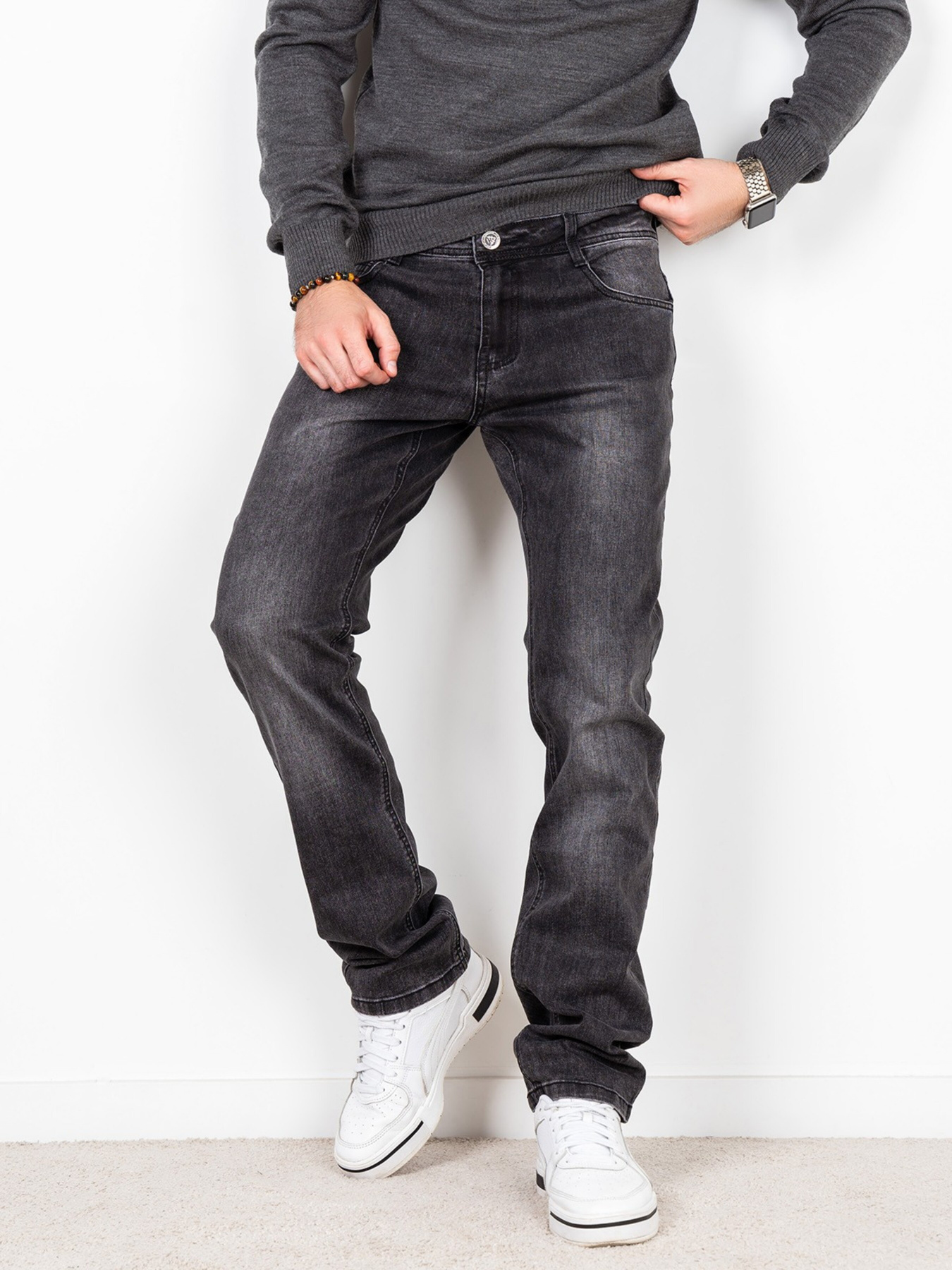 Джинси ISSA Plus модель GN4-47_grey. Фото