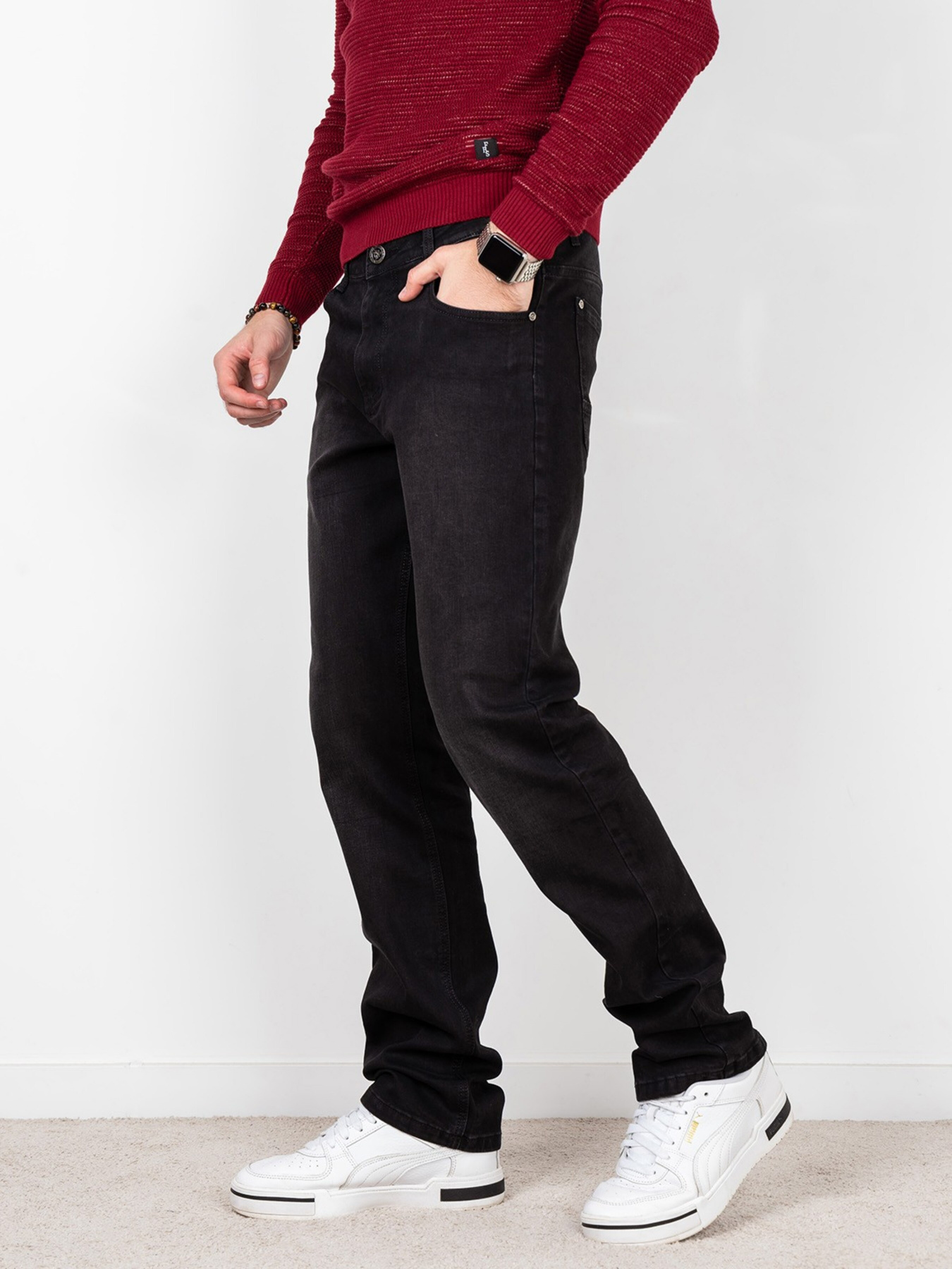 Джинси ISSA Plus модель GN4-50_black. Фото