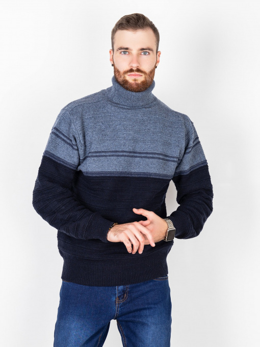 Свитры и кардиганы ISSA Plus модель GN4-53_blue. Фото