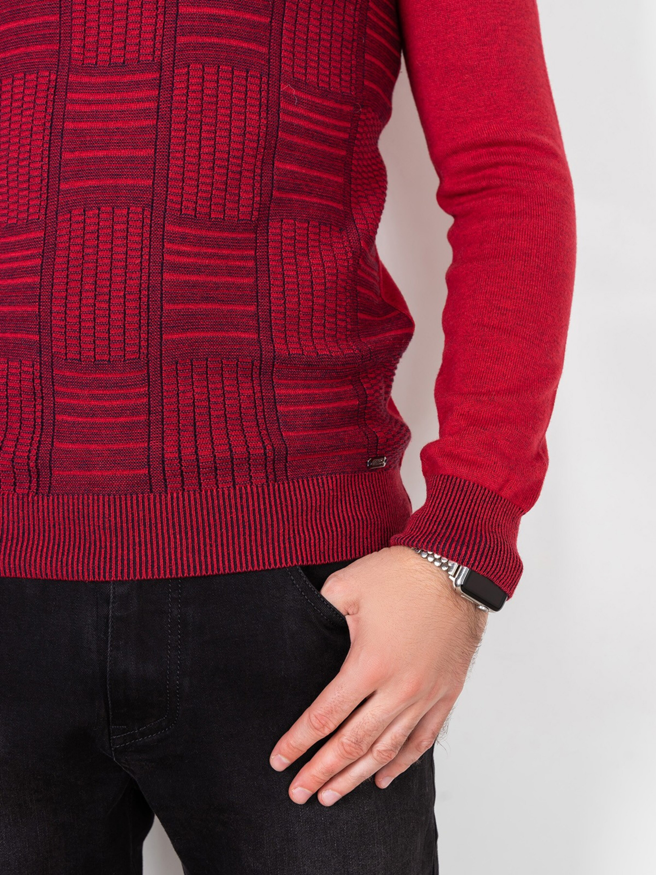 Светри та кардигани ISSA Plus модель GN4-59_red. Фото
