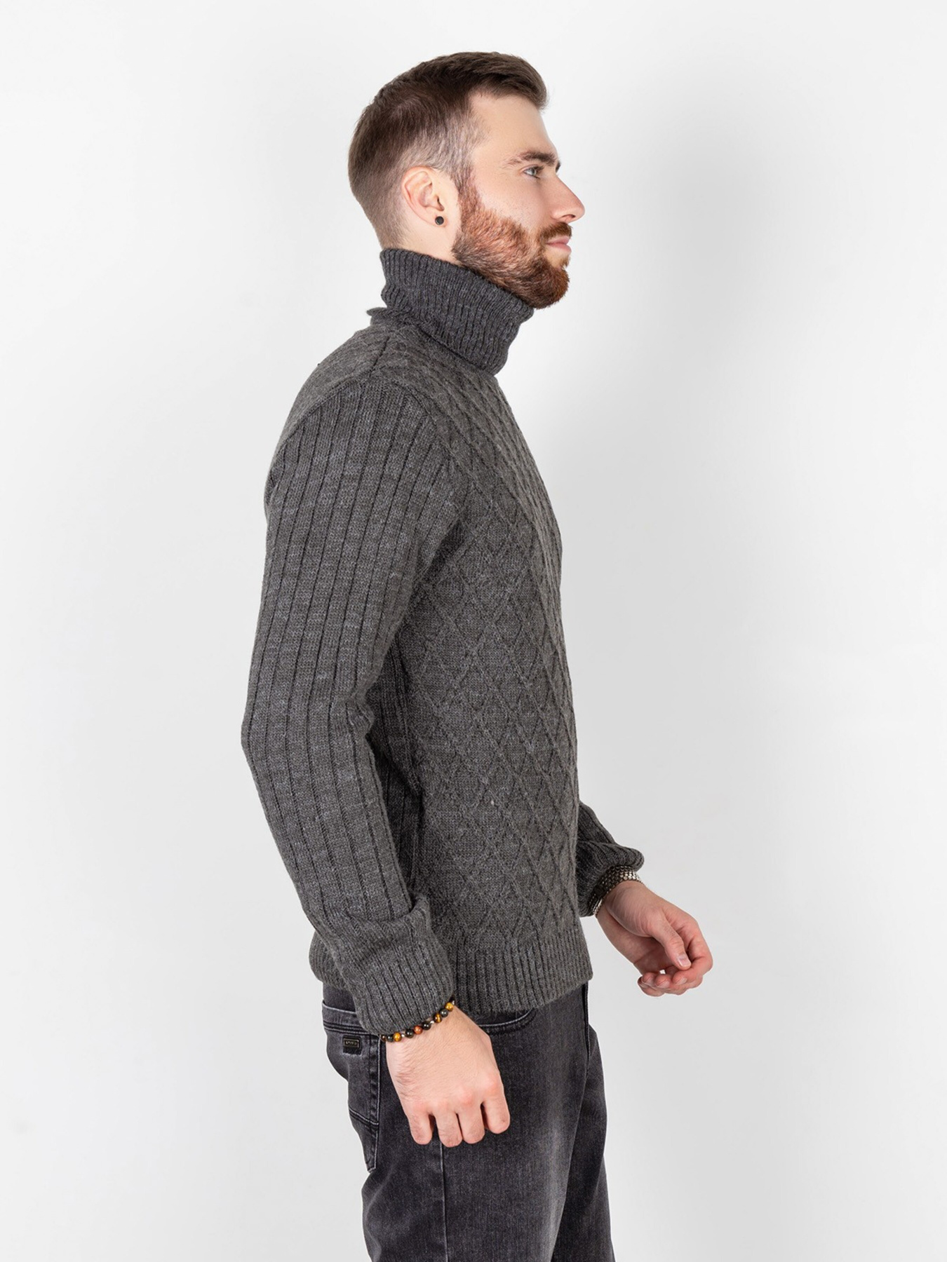 Свитры и кардиганы ISSA Plus модель GN4-66_grey. Фото