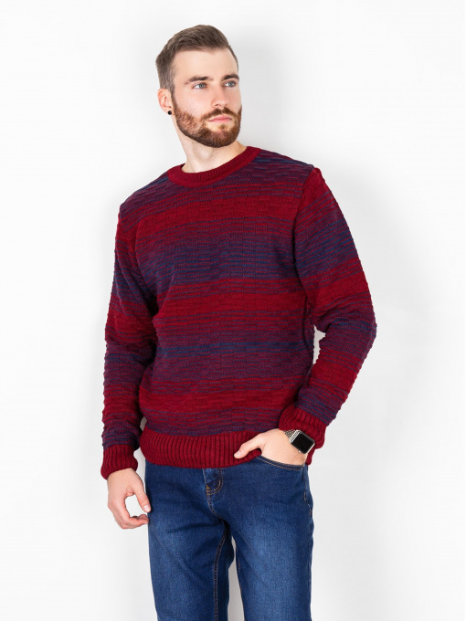 Свитры и кардиганы ISSA Plus модель GN4-71_burgundy. Фото