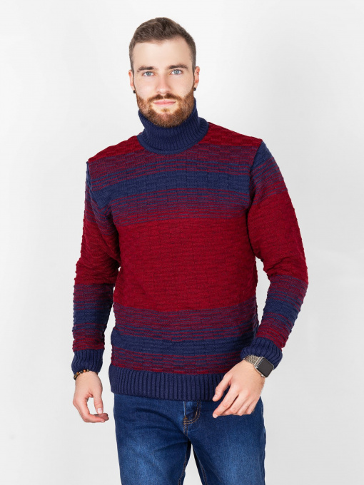 Свитры и кардиганы ISSA Plus модель GN4-72_burgundy. Фото