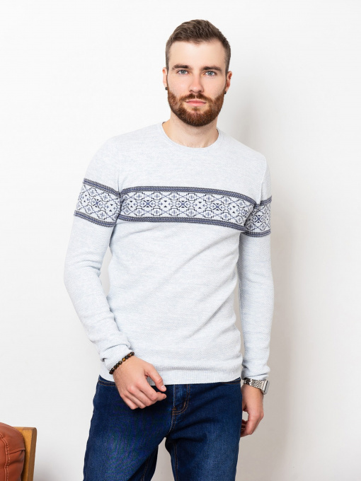 Свитры и кардиганы ISSA Plus модель GN4-76_blue. Фото