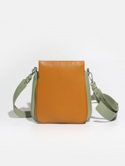 Сумки Angelo Vani модель 3700CR_Brown-Green Фото