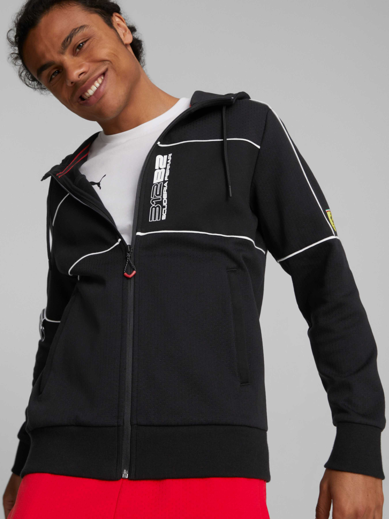 Худи и свитшоты PUMA Ferrari Race Hdd Sweat Jkt модель 535829 Фото