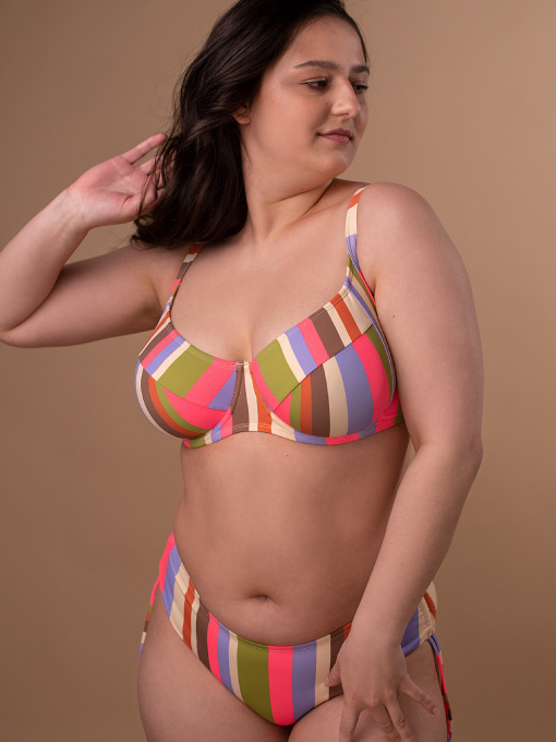 Одежда для пляжа Brabrabra модель SO226477_colorstrips Фото