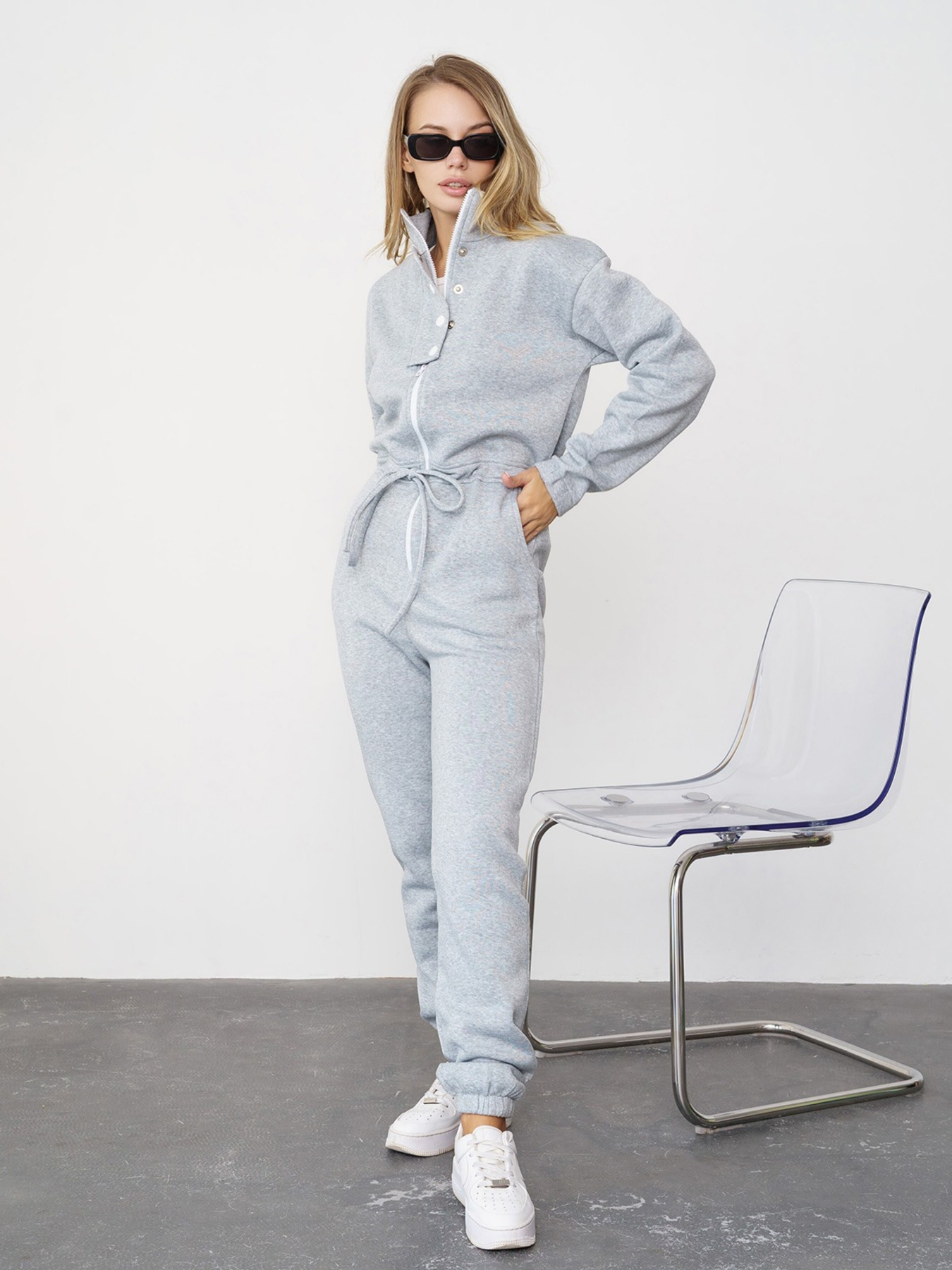 Комбинезоны ISSA Plus модель 13562_lightgray Фото