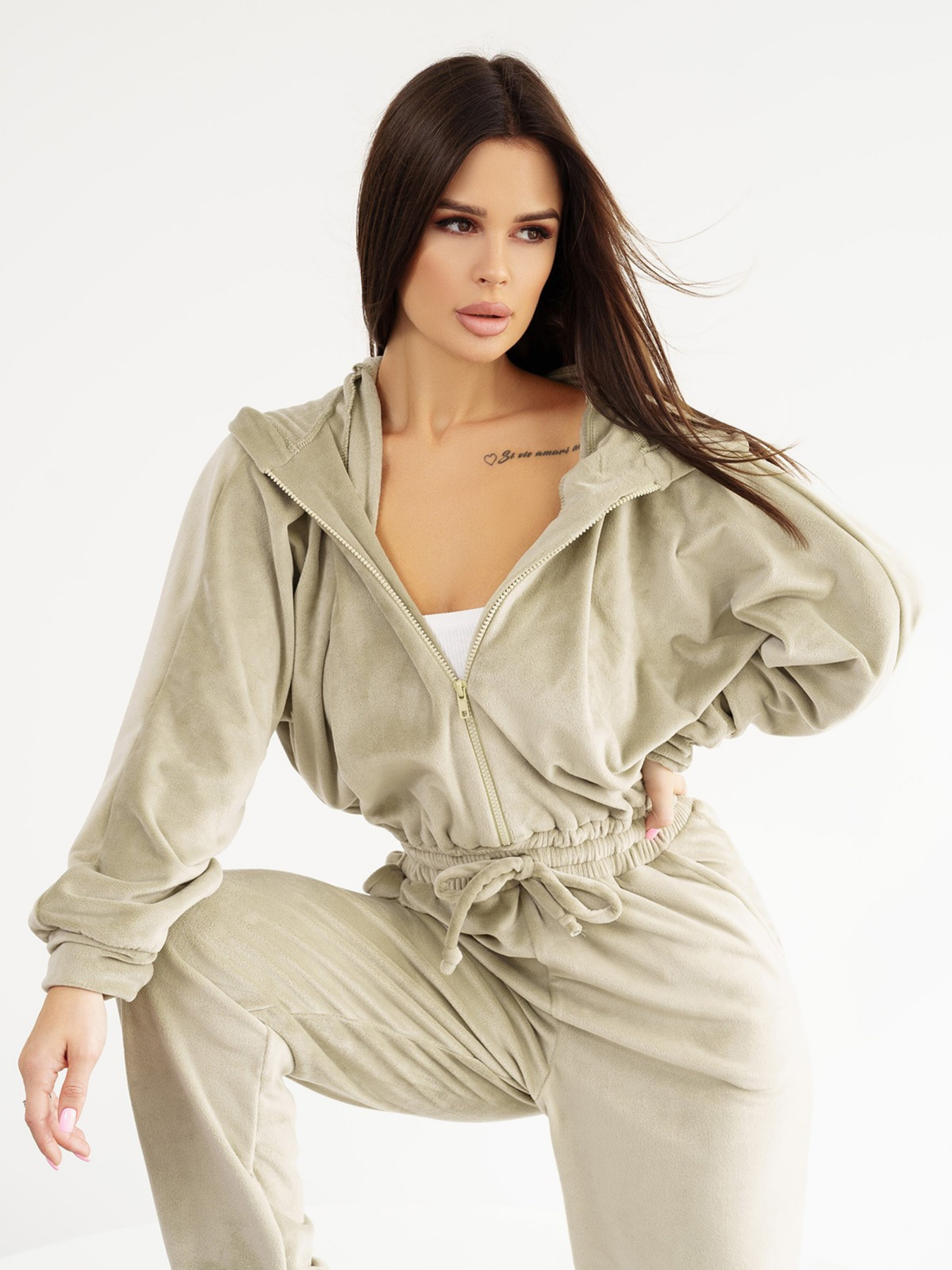 Комбінезони ISSA Plus модель SA-431_olive Фото