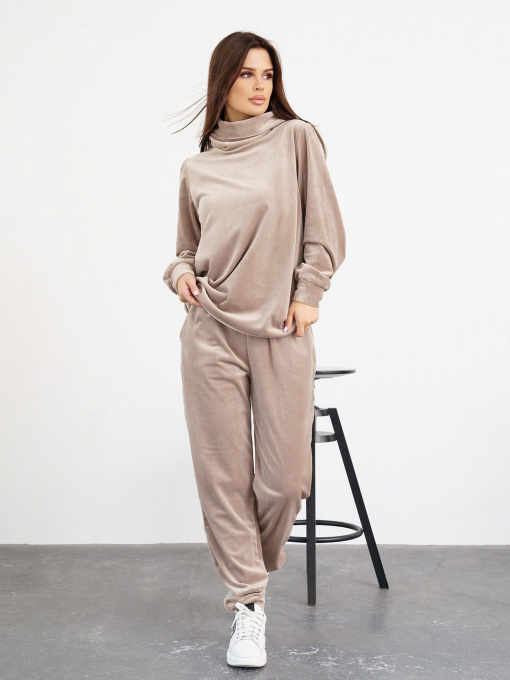 Костюмы ISSA Plus модель 13558_beige Фото