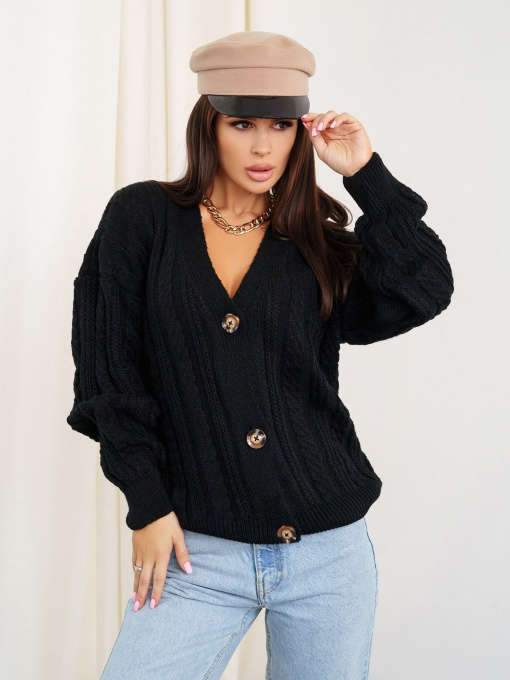 Светри та кардигани ISSA Plus модель WN20-308_black Фото