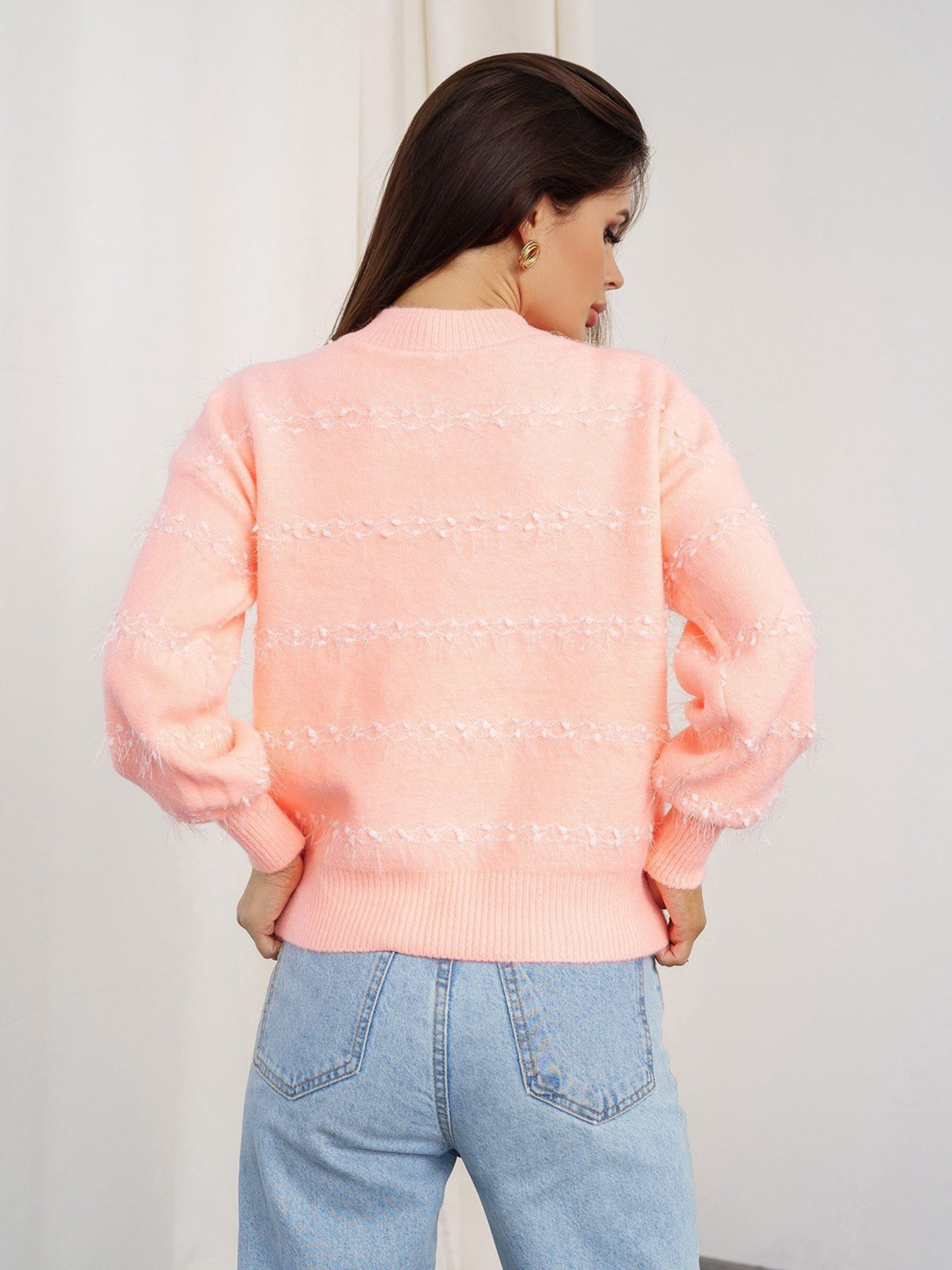 Свитры и кардиганы ISSA Plus модель WN20-320_peach Фото