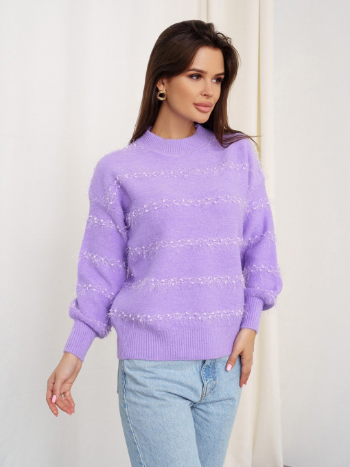 Свитры и кардиганы ISSA Plus модель WN20-320_lilac Фото