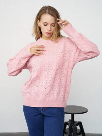 Свитры и кардиганы ISSA Plus модель WN20-321_pink Фото