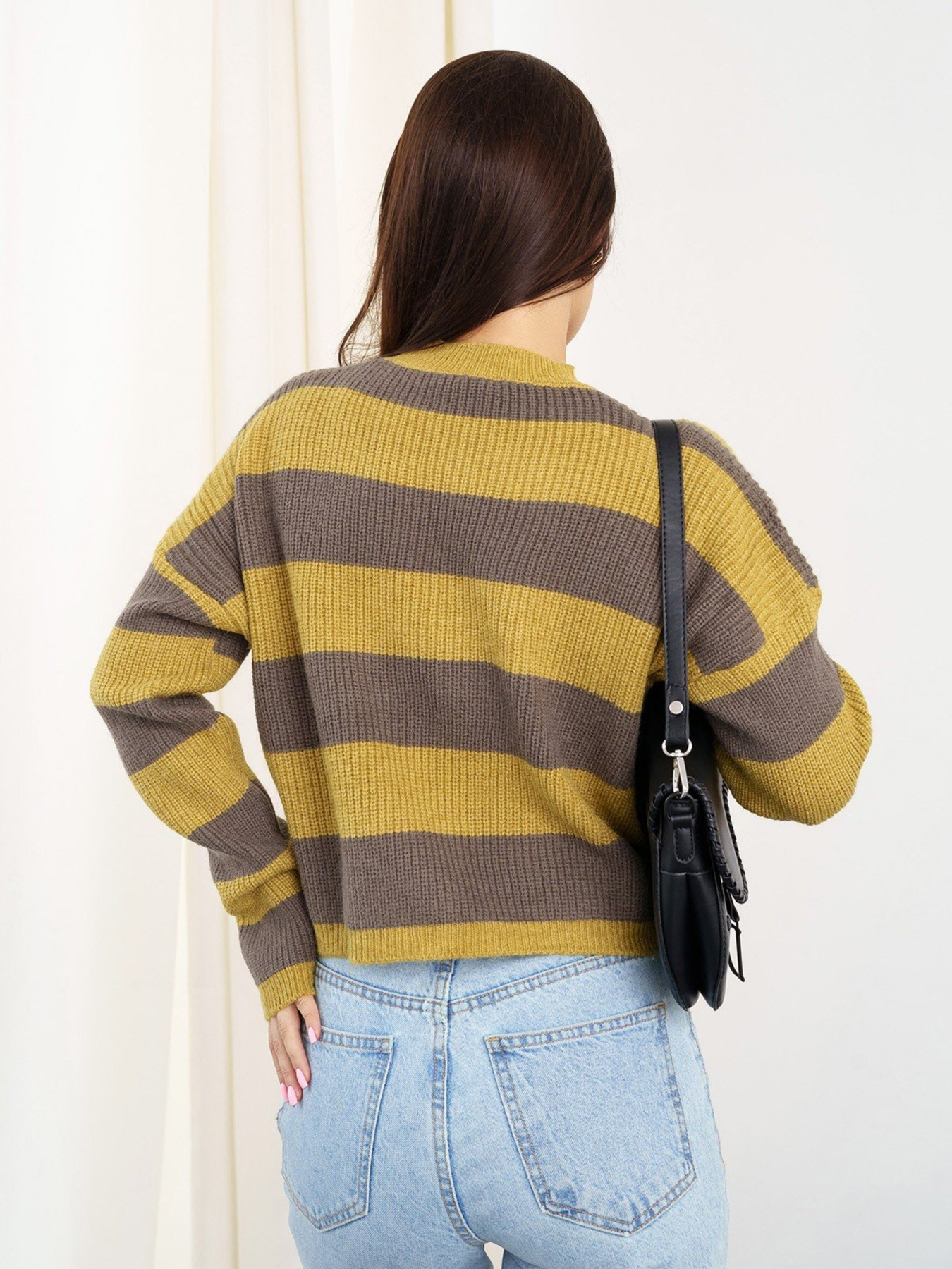 Светри та кардигани ISSA Plus модель WN20-325_greymustard Фото
