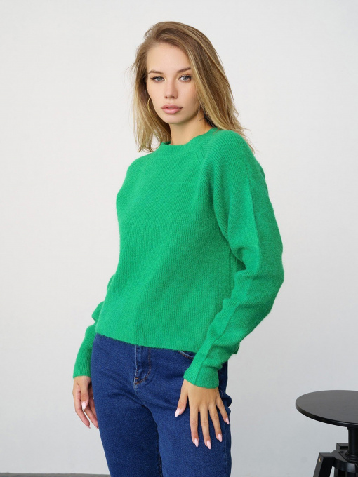 Свитры и кардиганы ISSA Plus модель WN20-326_green Фото
