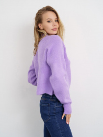Свитры и кардиганы ISSA Plus модель WN20-326_lilac Фото