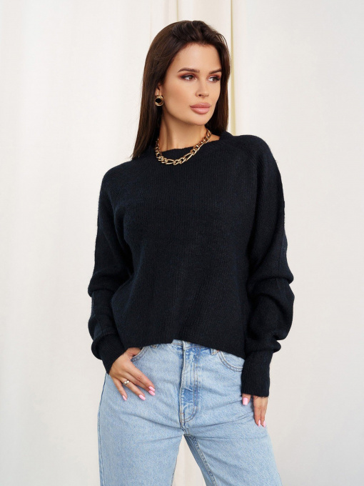 Свитры и кардиганы ISSA Plus модель WN20-326_black Фото