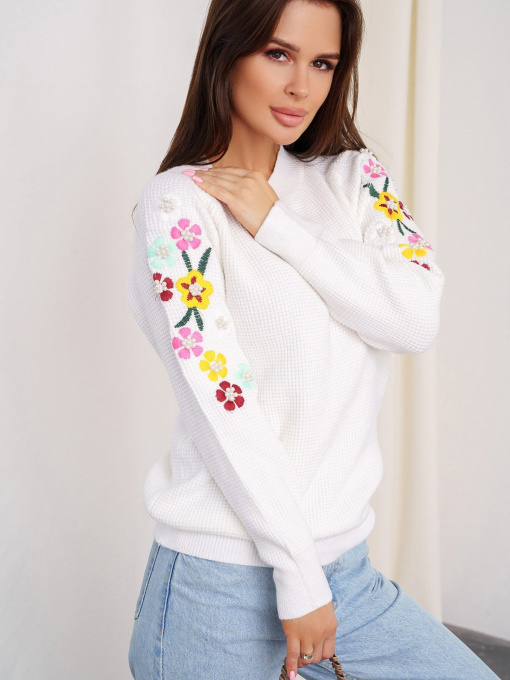 Свитры и кардиганы ISSA Plus модель WN20-327_white Фото