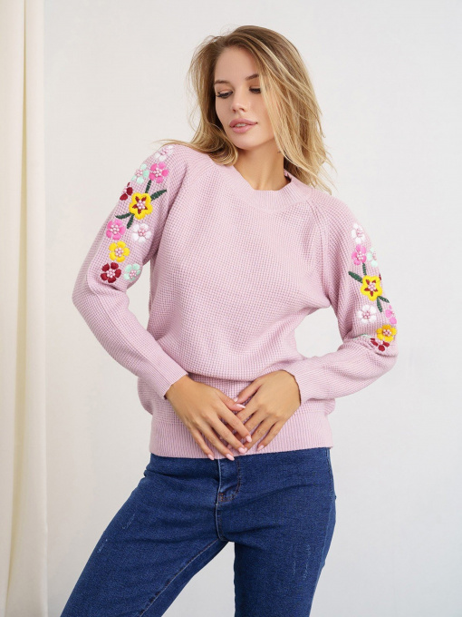 Свитры и кардиганы ISSA Plus модель WN20-327_pink Фото
