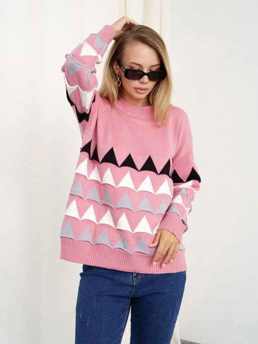 Свитры и кардиганы ISSA Plus модель WN20-328_pink Фото