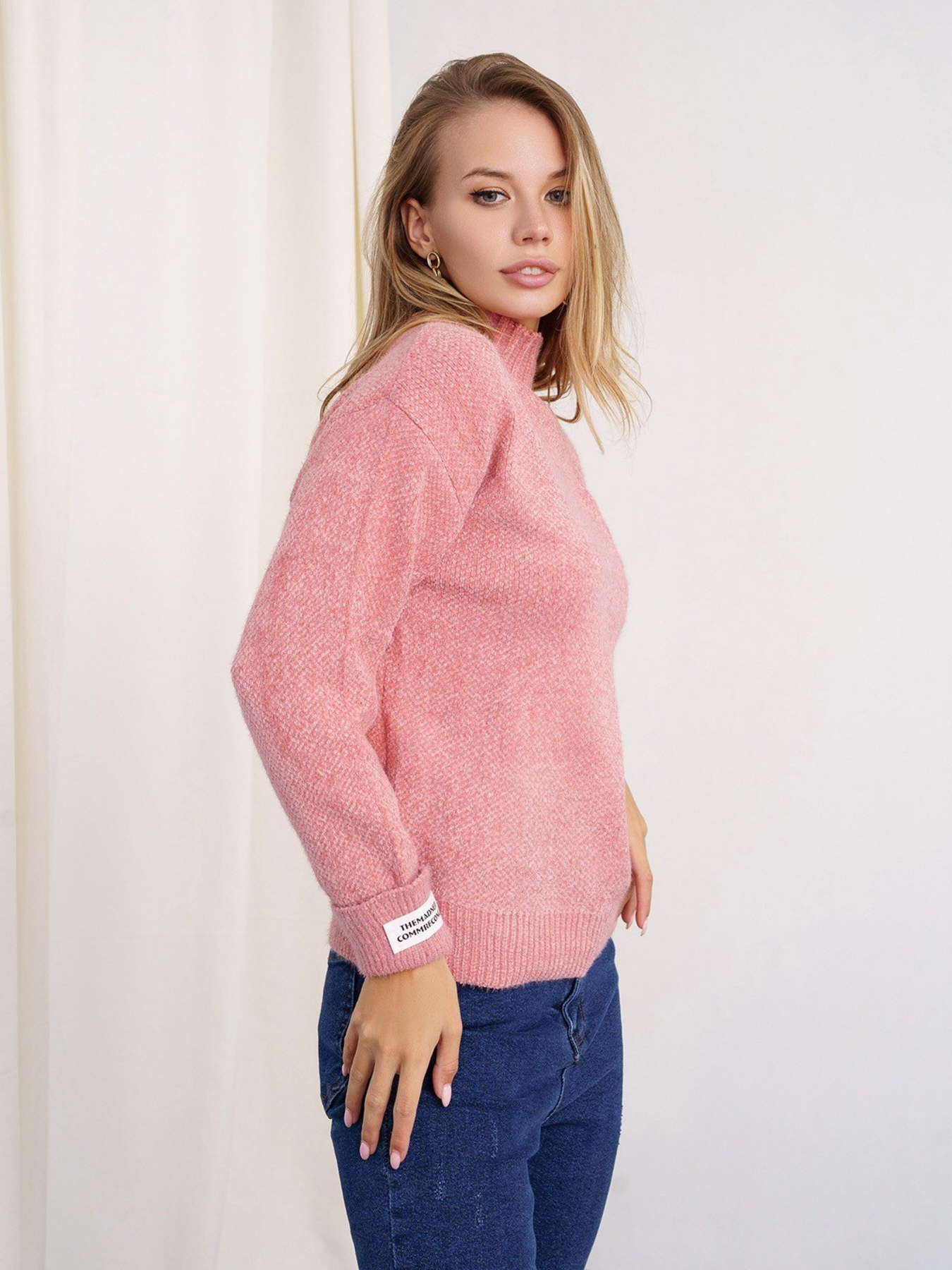 Свитры и кардиганы ISSA Plus модель WN20-330_pink Фото