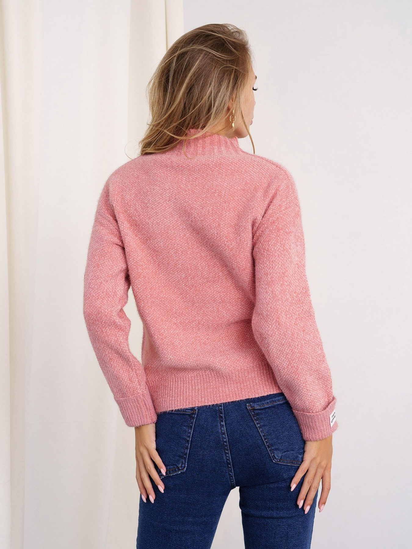 Свитры и кардиганы ISSA Plus модель WN20-330_pink Фото