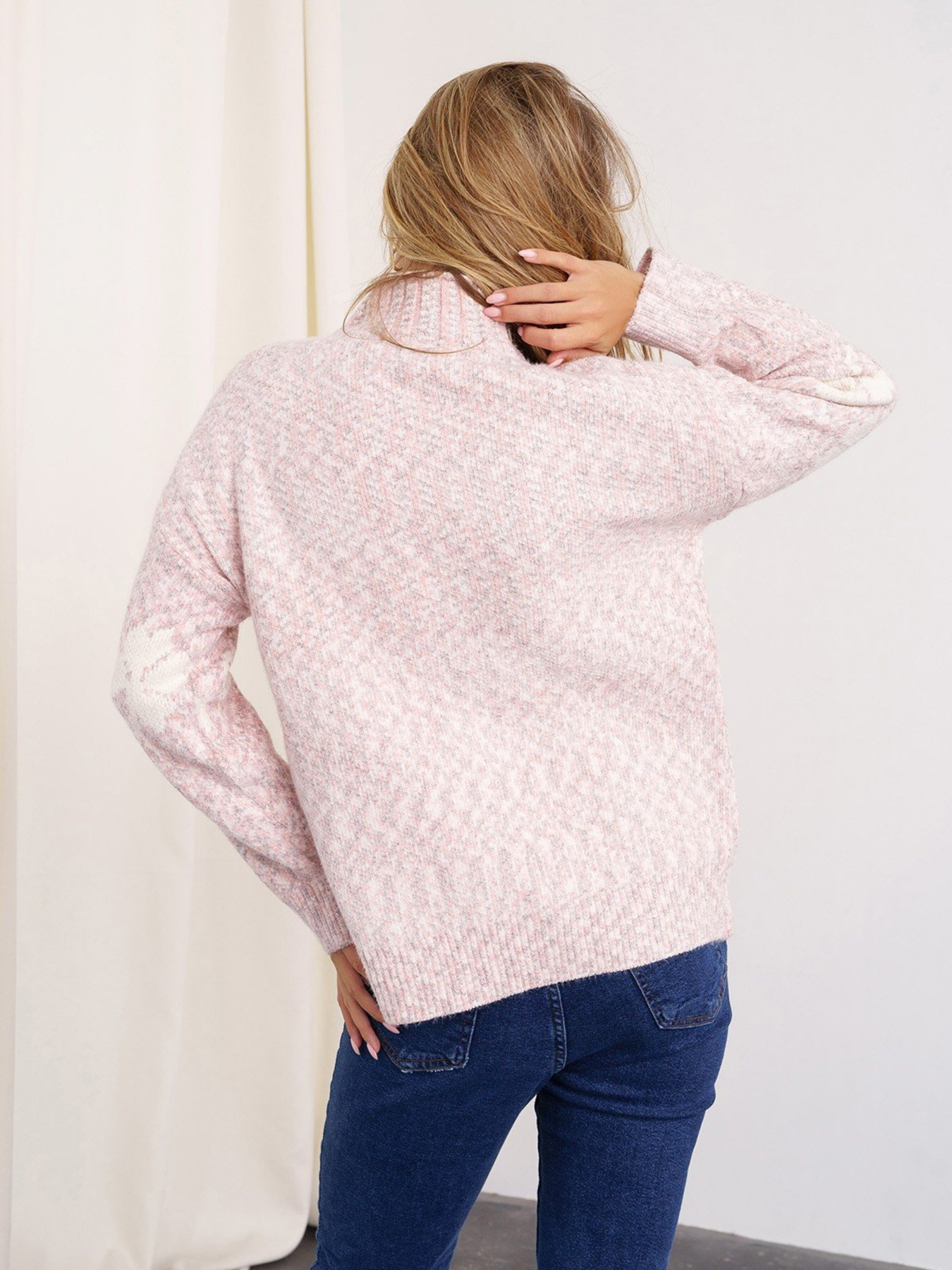 Свитры и кардиганы ISSA Plus модель WN20-333_pink Фото
