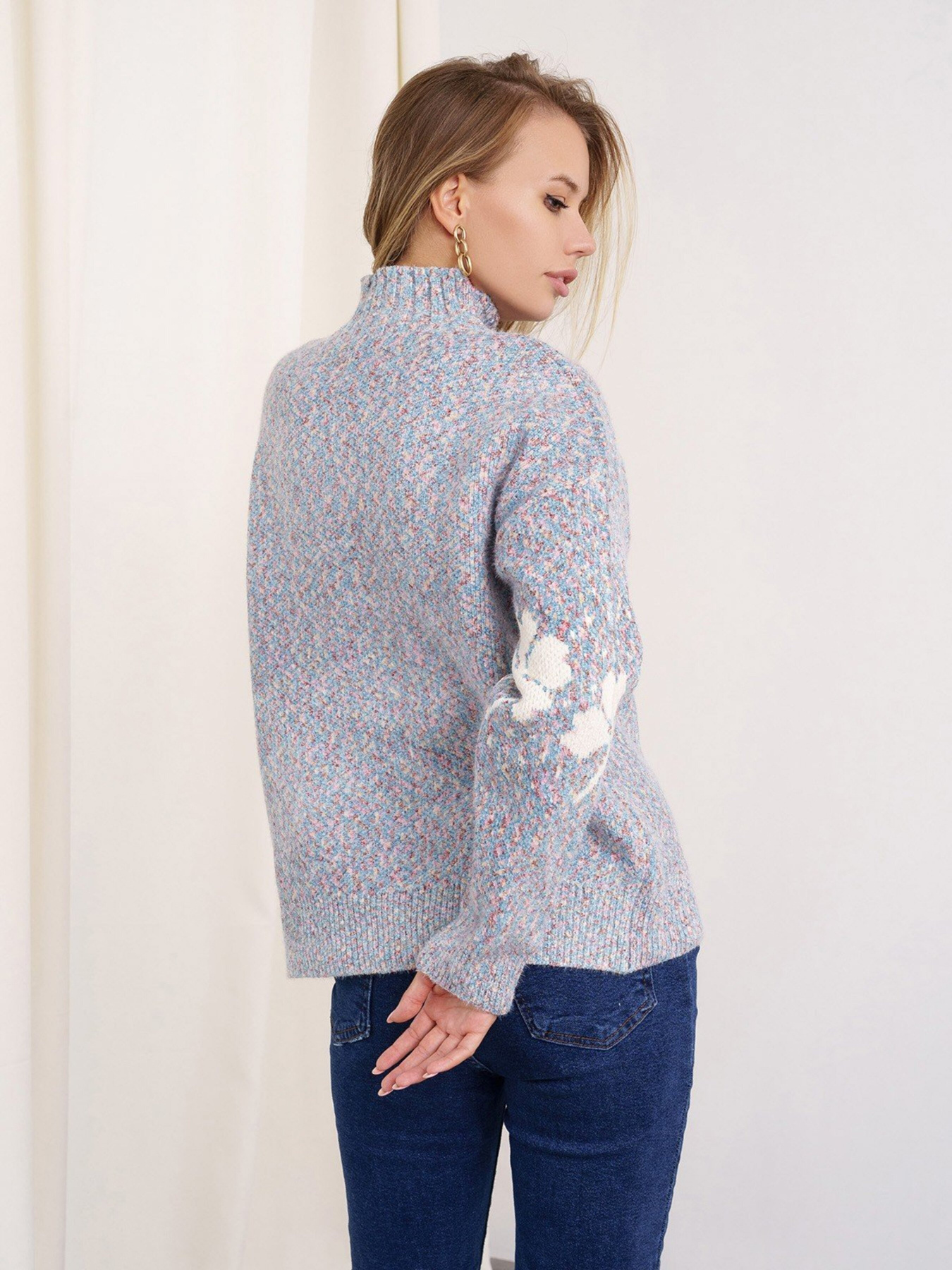 Свитры и кардиганы ISSA Plus модель WN20-333_blue Фото