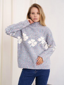 Свитры и кардиганы ISSA Plus модель WN20-333_blue Фото