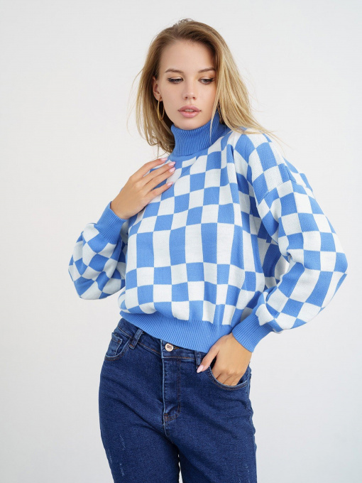 Свитры и кардиганы ISSA Plus модель WN20-338_blue Фото