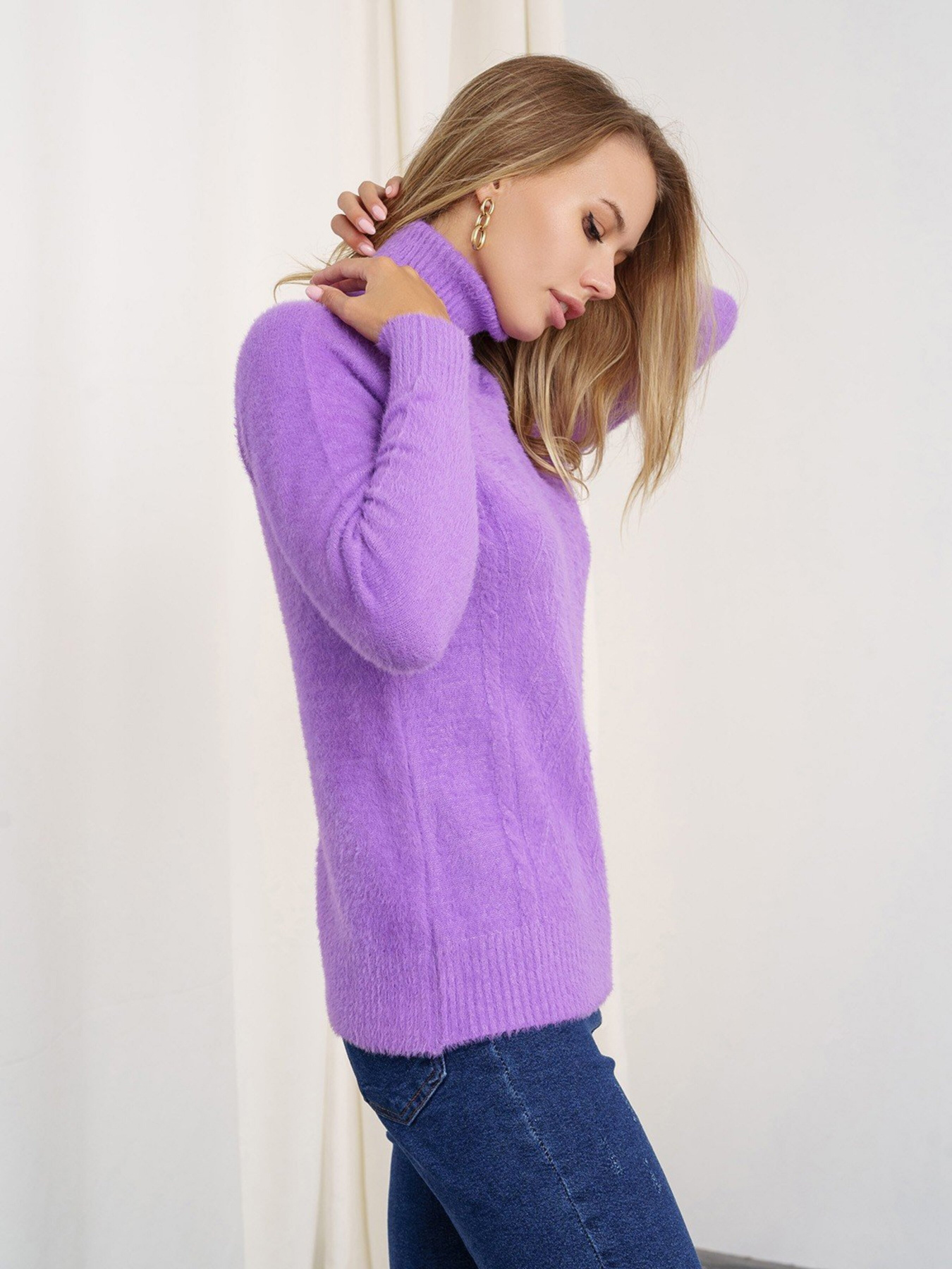 Светри та кардигани ISSA Plus модель WN20-344_lilac Фото