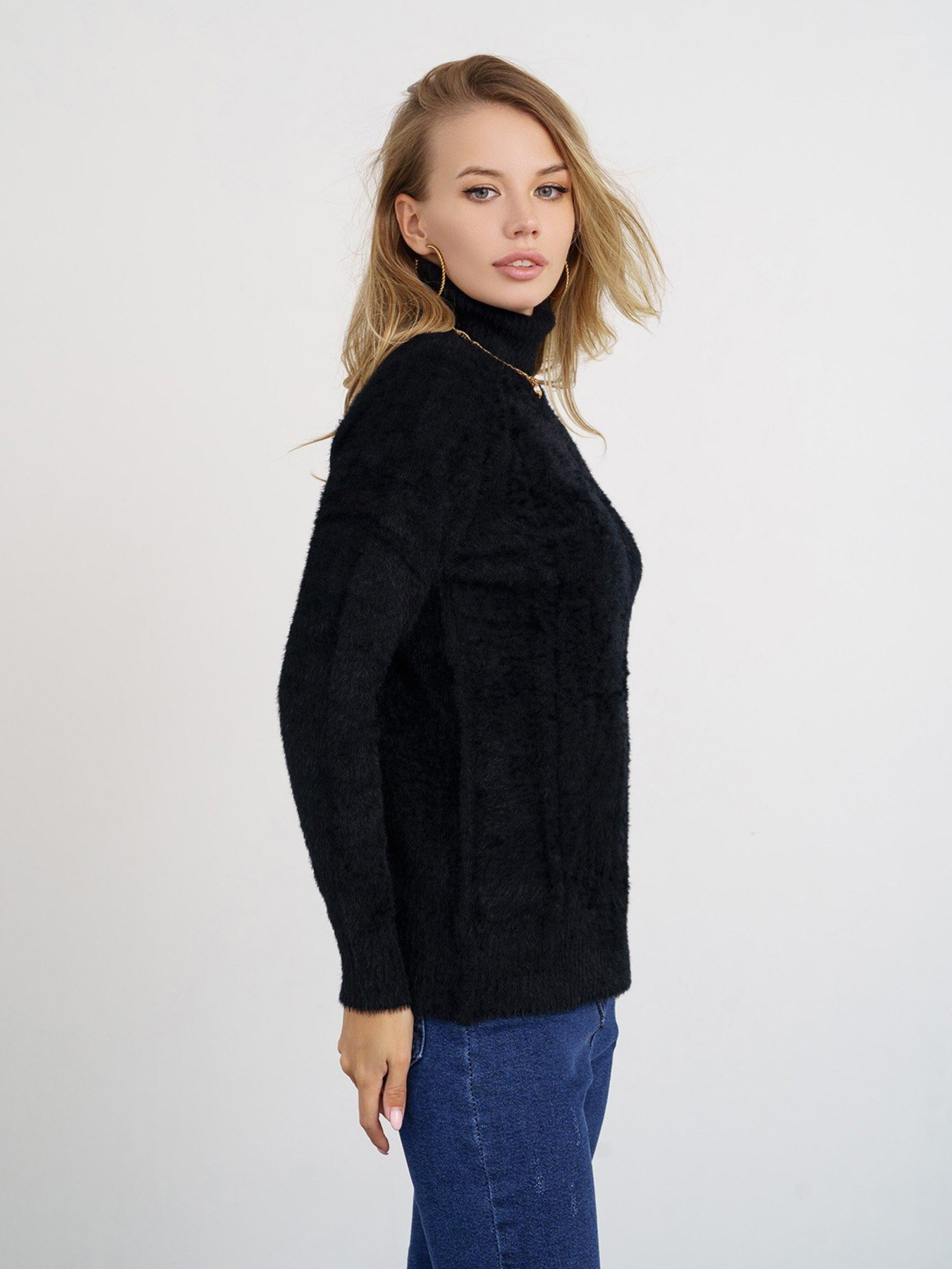 Свитры и кардиганы ISSA Plus модель WN20-344_black Фото