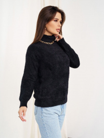 Свитры и кардиганы ISSA Plus модель WN20-346_black Фото