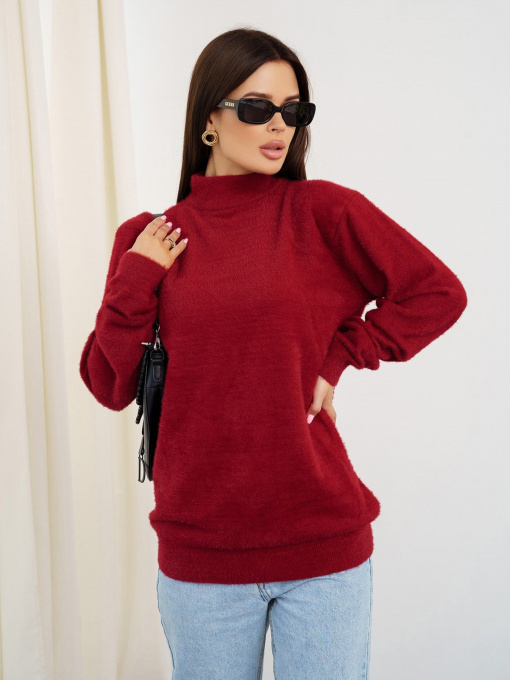 Свитры и кардиганы ISSA Plus модель WN20-347_burgundy Фото