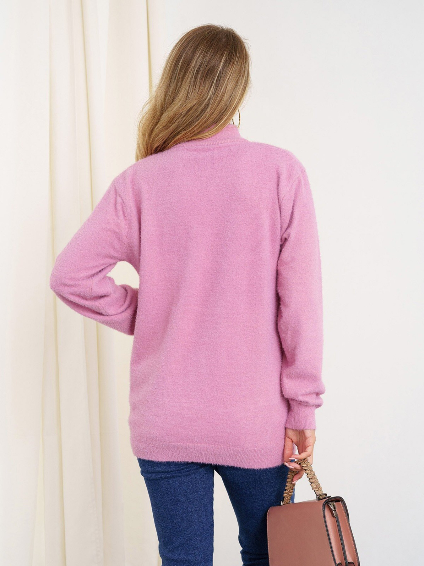 Свитры и кардиганы ISSA Plus модель WN20-347_pink Фото