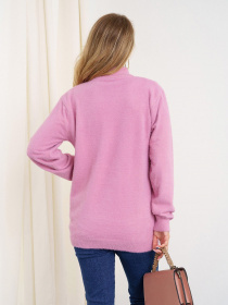 Свитры и кардиганы ISSA Plus модель WN20-347_pink Фото
