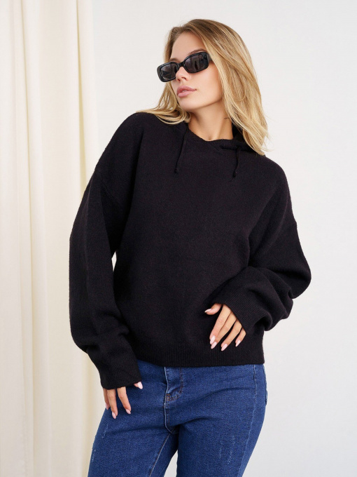 Свитры и кардиганы ISSA Plus модель WN20-349_black Фото