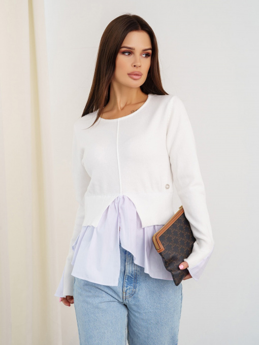 Свитры и кардиганы ISSA Plus модель WN20-215_white Фото